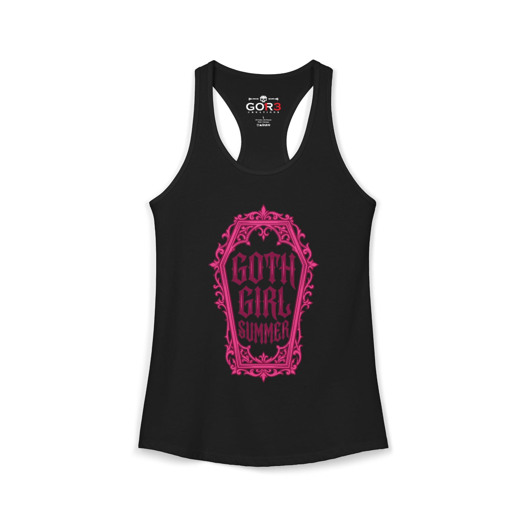 Goth Girl Summer Women's Ideal Racerback Tank