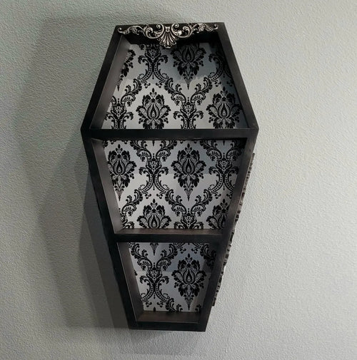 2 Foot Deluxe Coffin Shelf(Red or Silver)